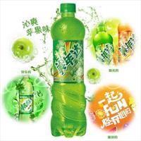 美年达青苹果味600ml